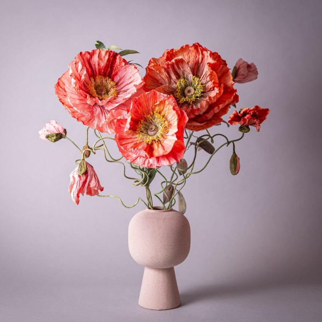 Mohnblumen-Strauss